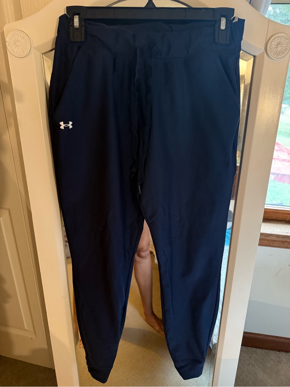 Under Armour Jogger Pant Leggings Navy Blue XS-S